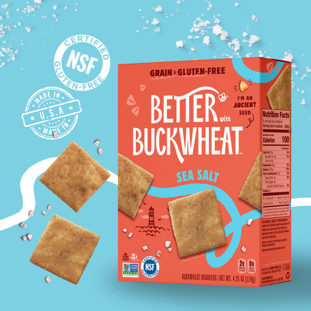 Sea Salt Crackers | Gluten-Free | Artisanal | Charcuterie