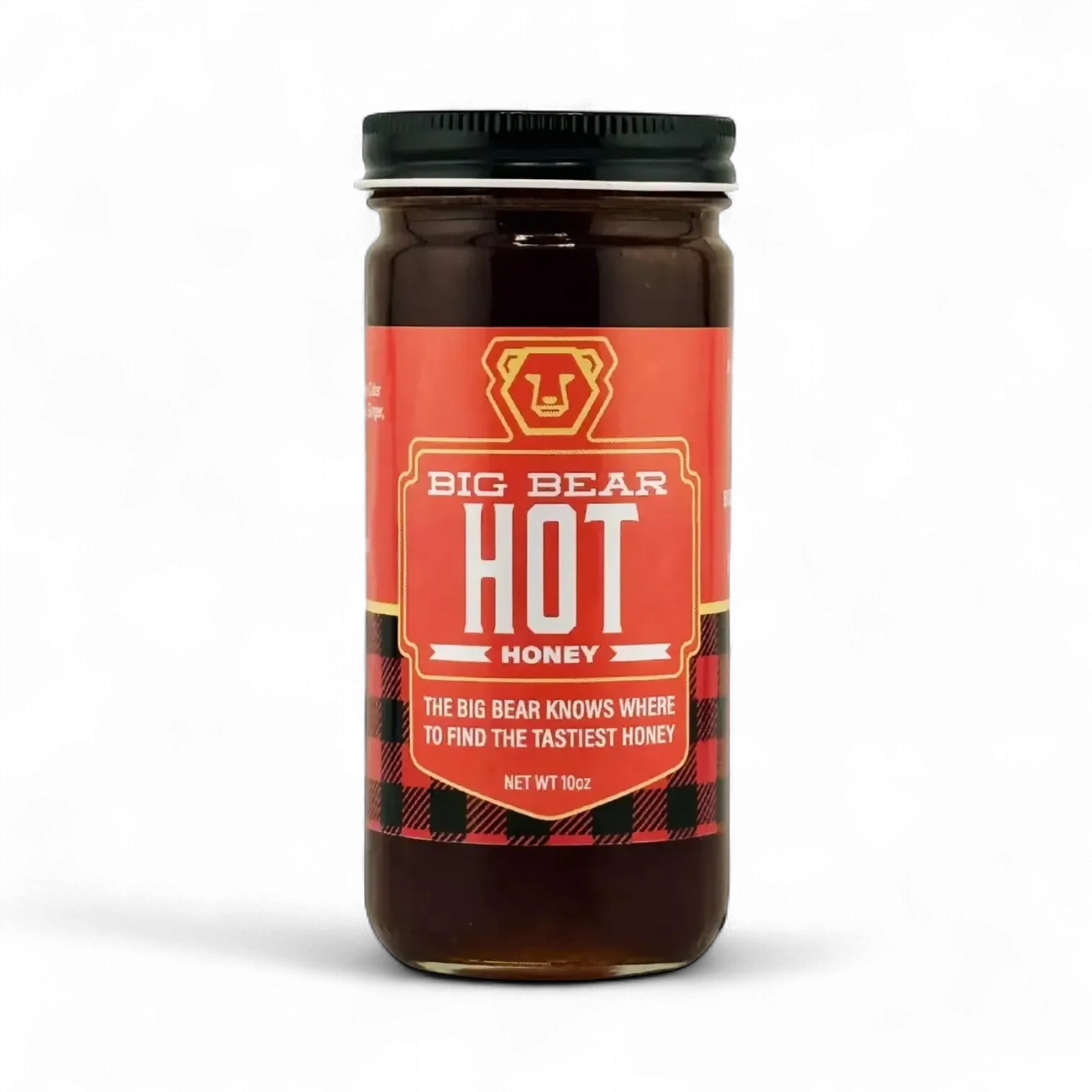 Big Bear Honey Hot Honey 10 oz Glass Jar