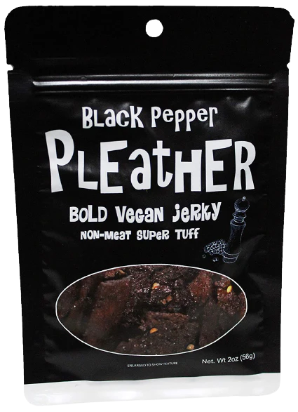 Pleather Vegan Jerky Black Pepper