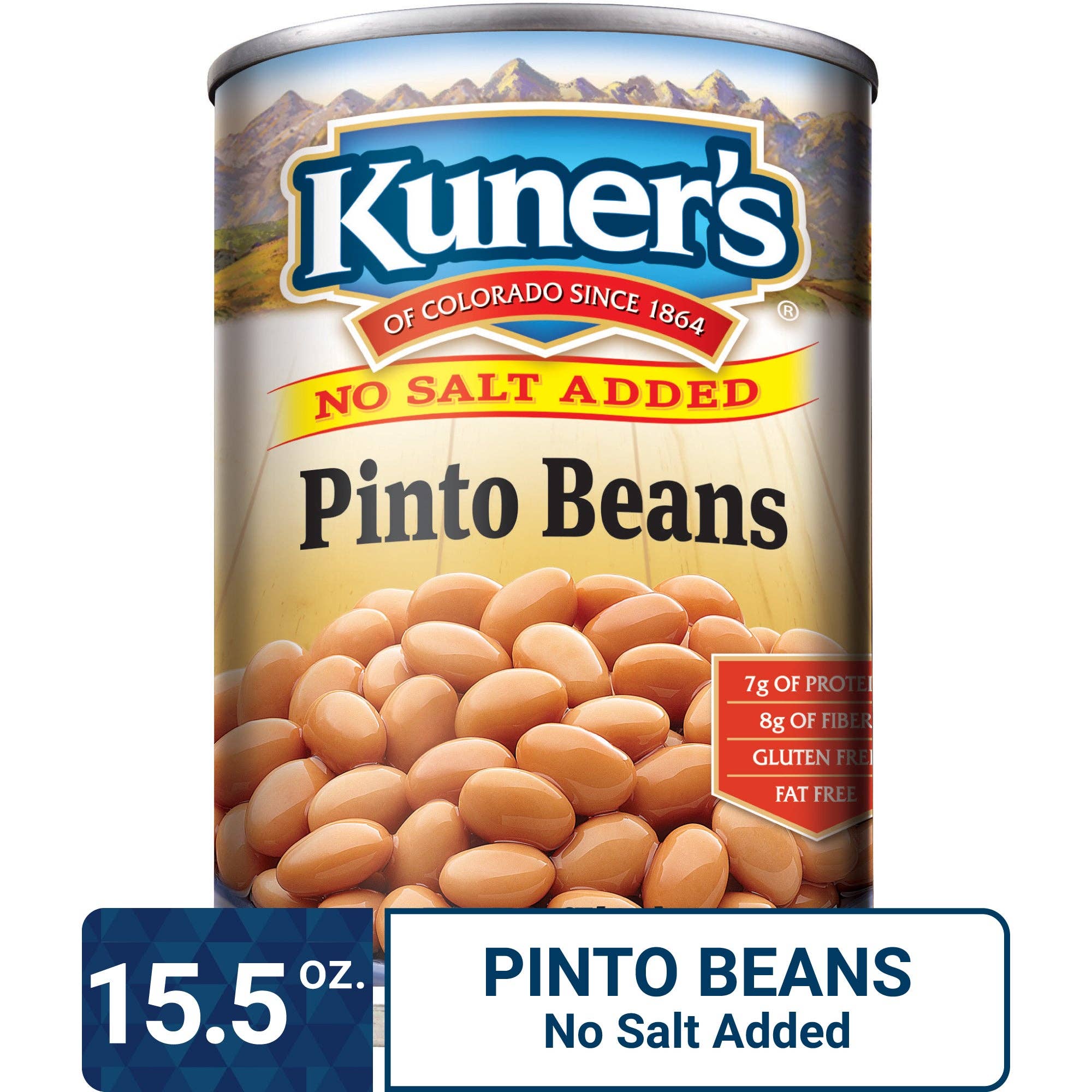 Kuner's Pinto Beans No Salt Added, 15.5oz