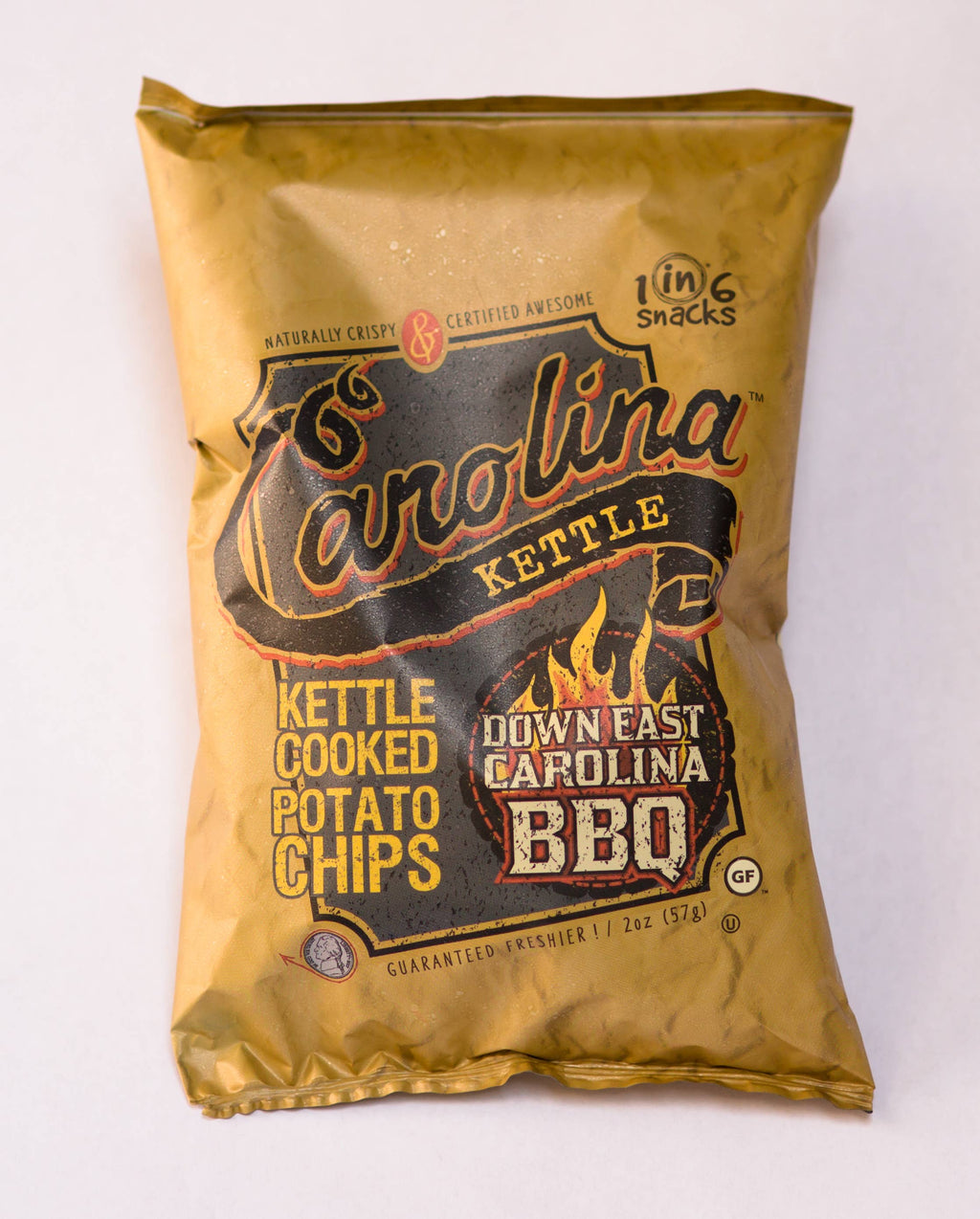 Carolina Kettle NC BBQ Chips, 2 oz