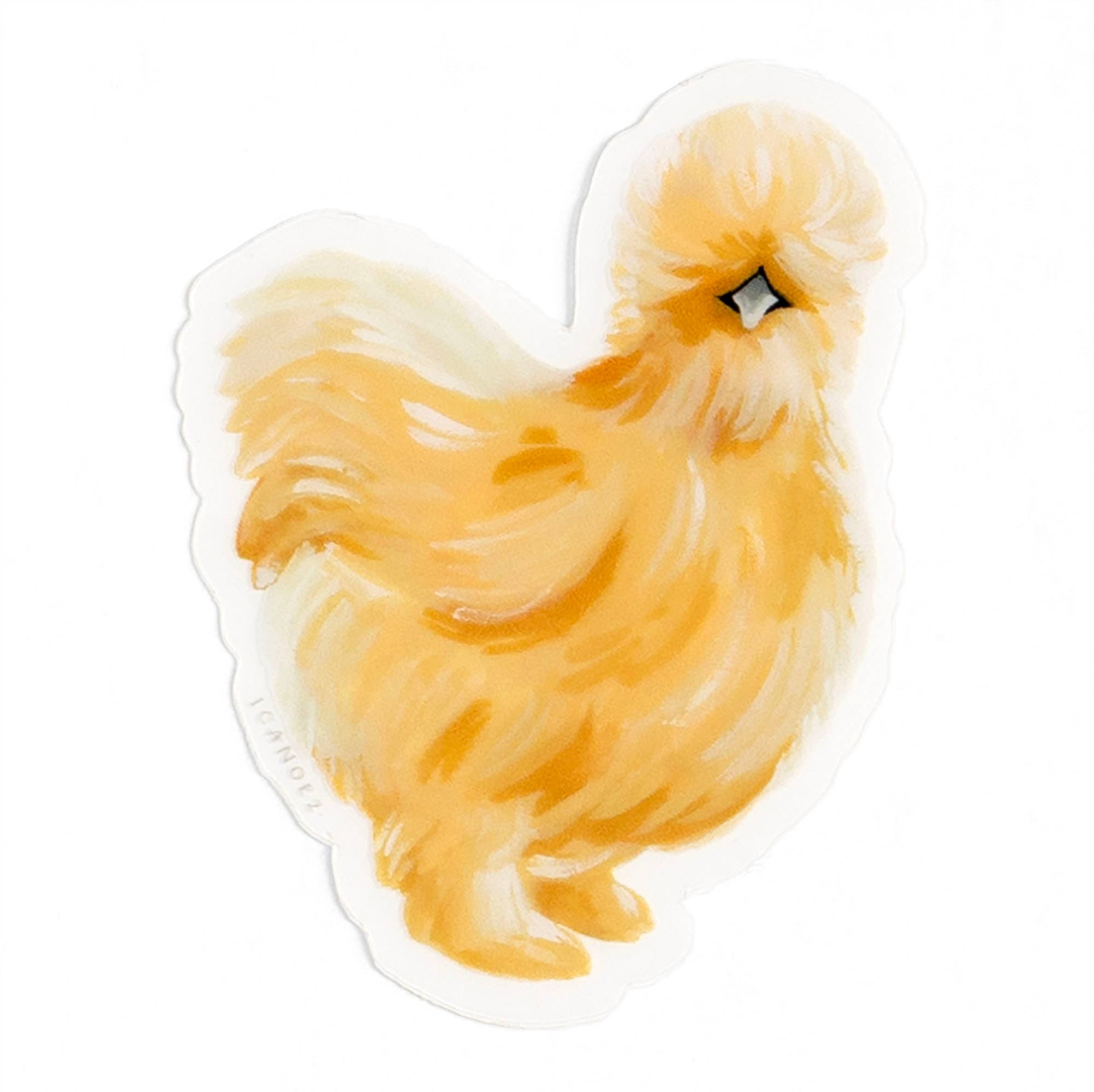 Sticker - Silky Chicken Clear Decal