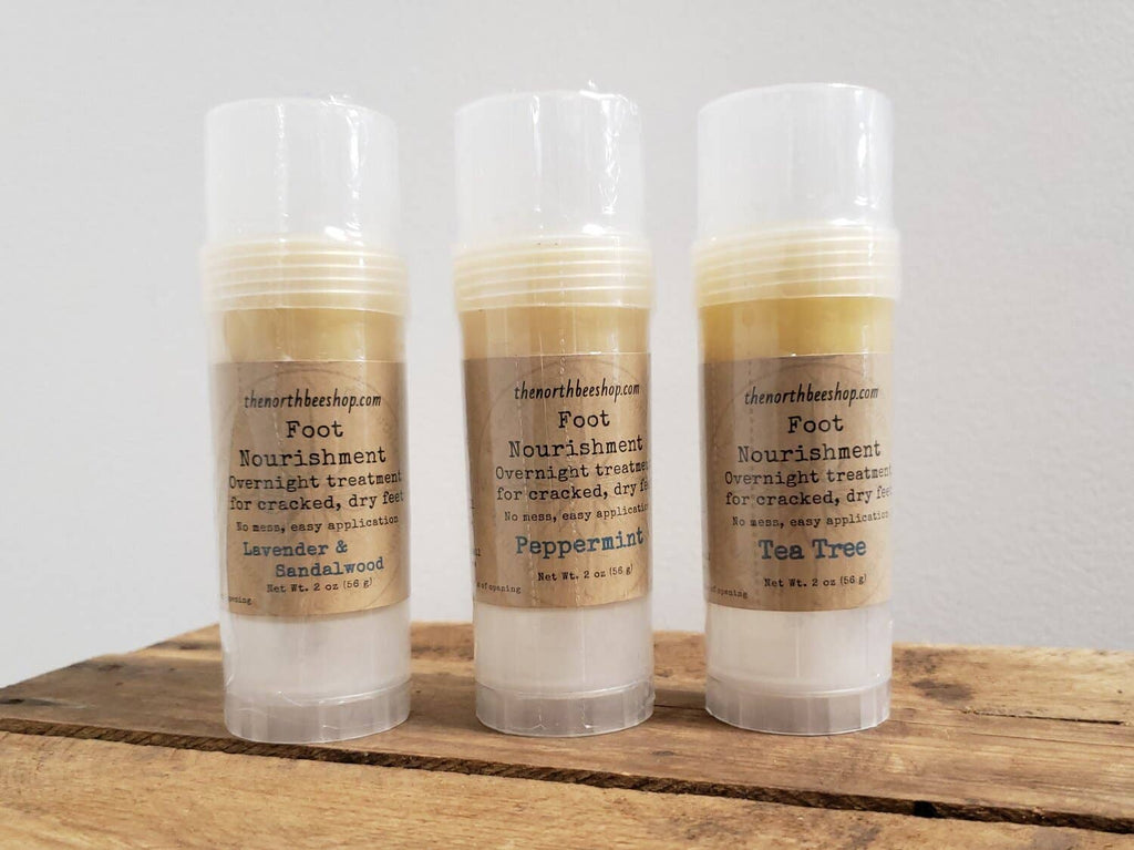 The North Bee Foot Nourishment Stick Peppermint