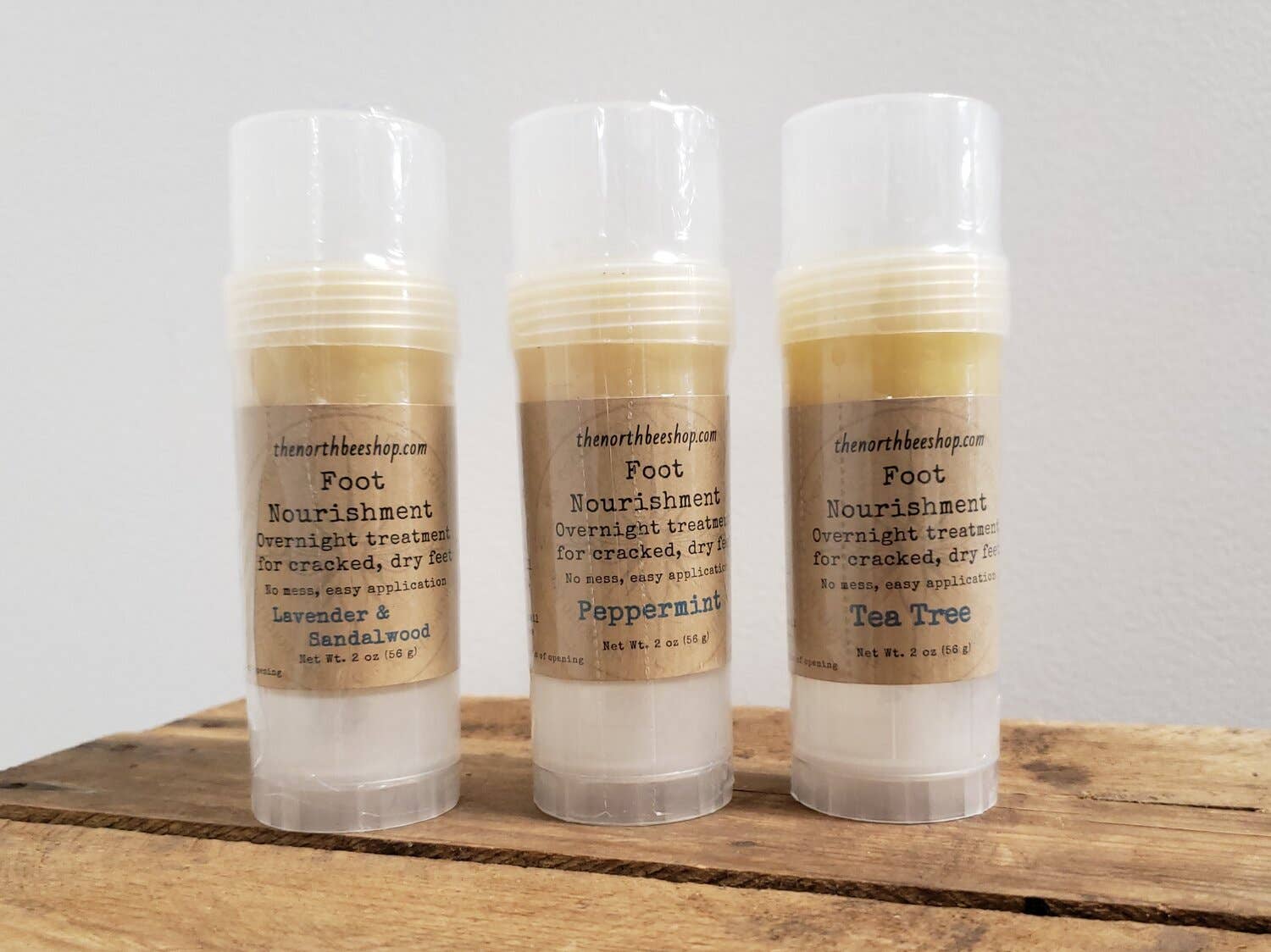 The North Bee Foot Nourishment Stick Peppermint
