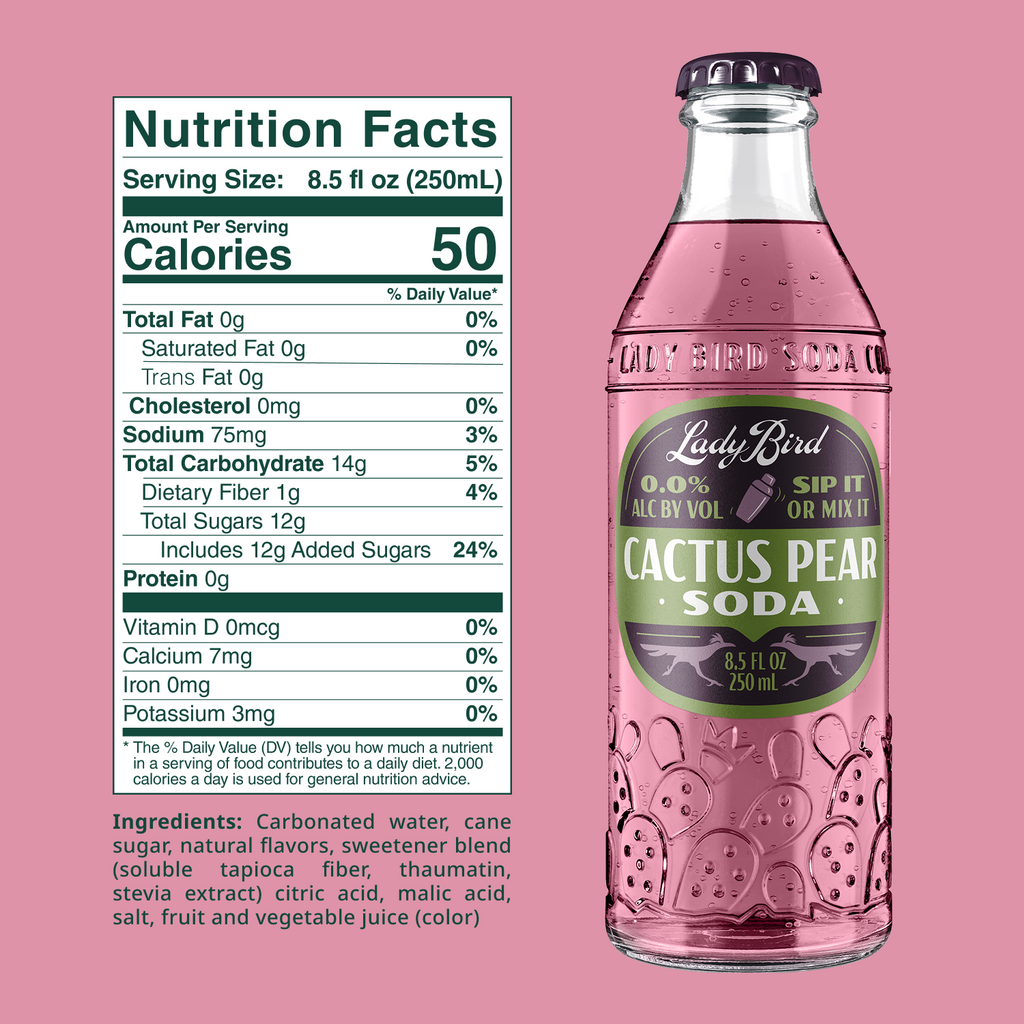 Lady Bird Cactus Pear Soda
