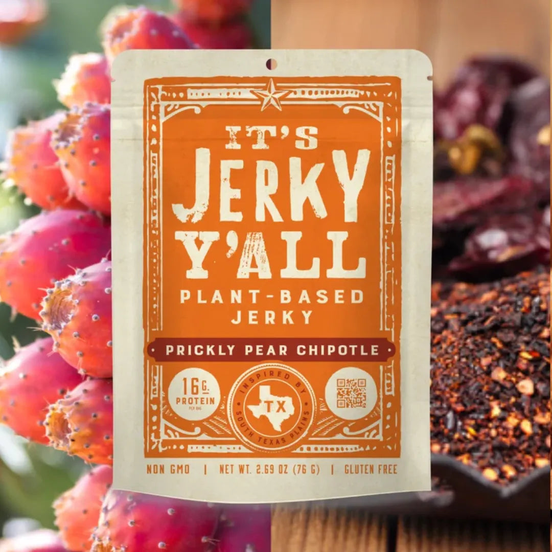 All Y'alls Prickly Pear Chipotle Vegan Jerky