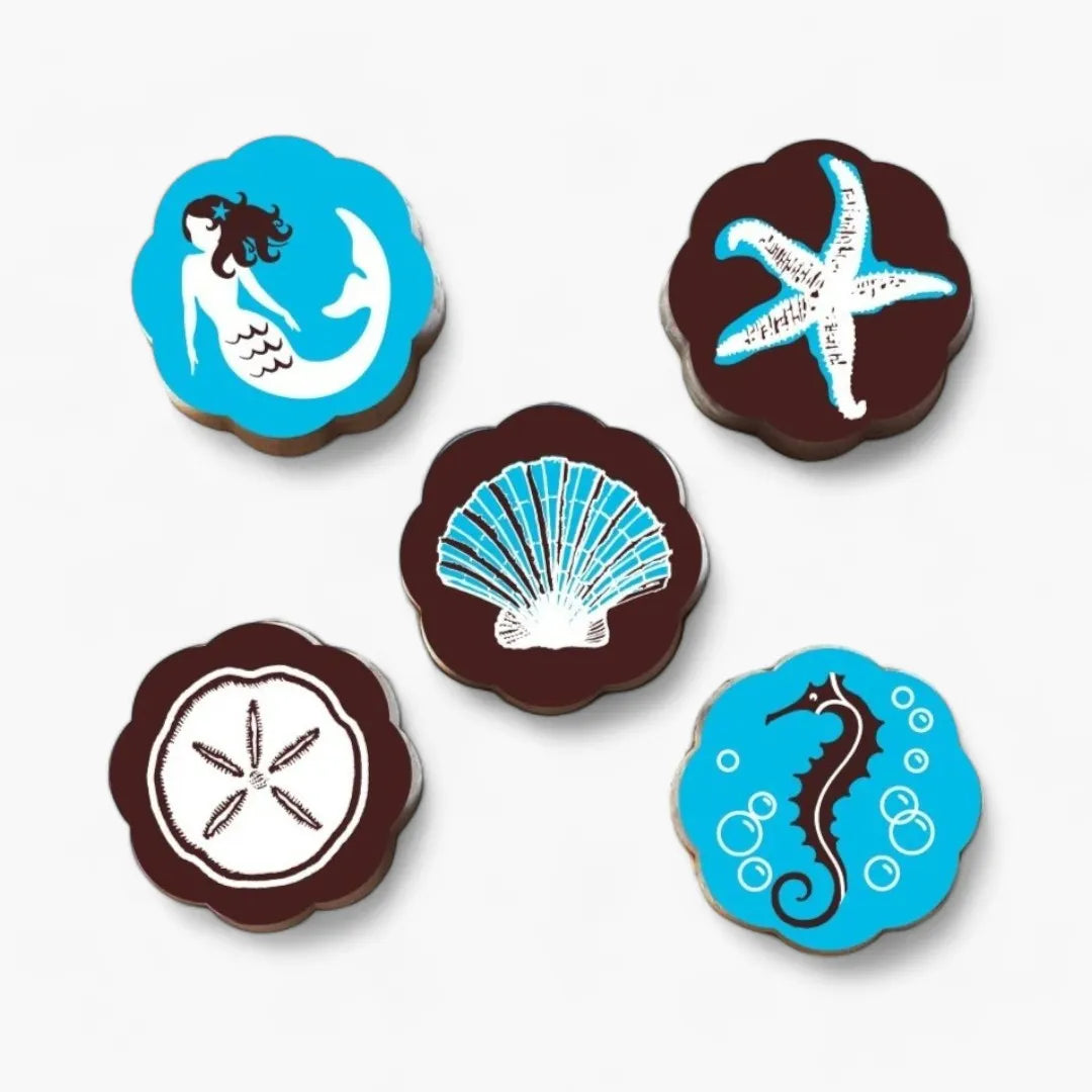 Chouquette Chocolates Beach Chocolate Covered Caramels (Box of 5)