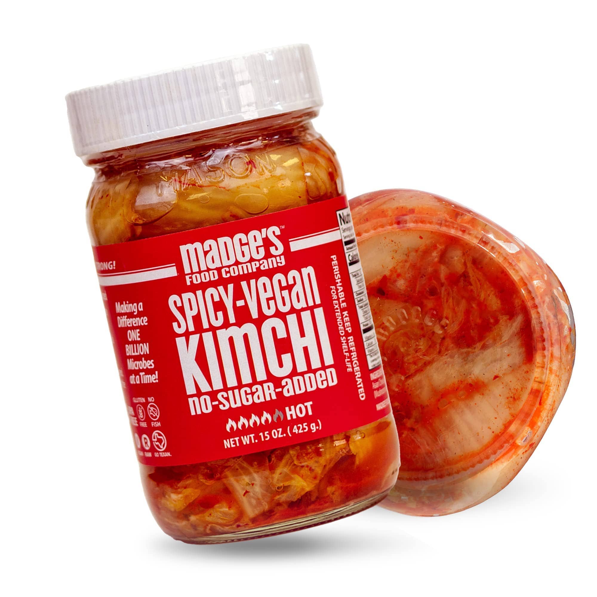 Madge's Vegan Kimchi Spicy, 15 oz
