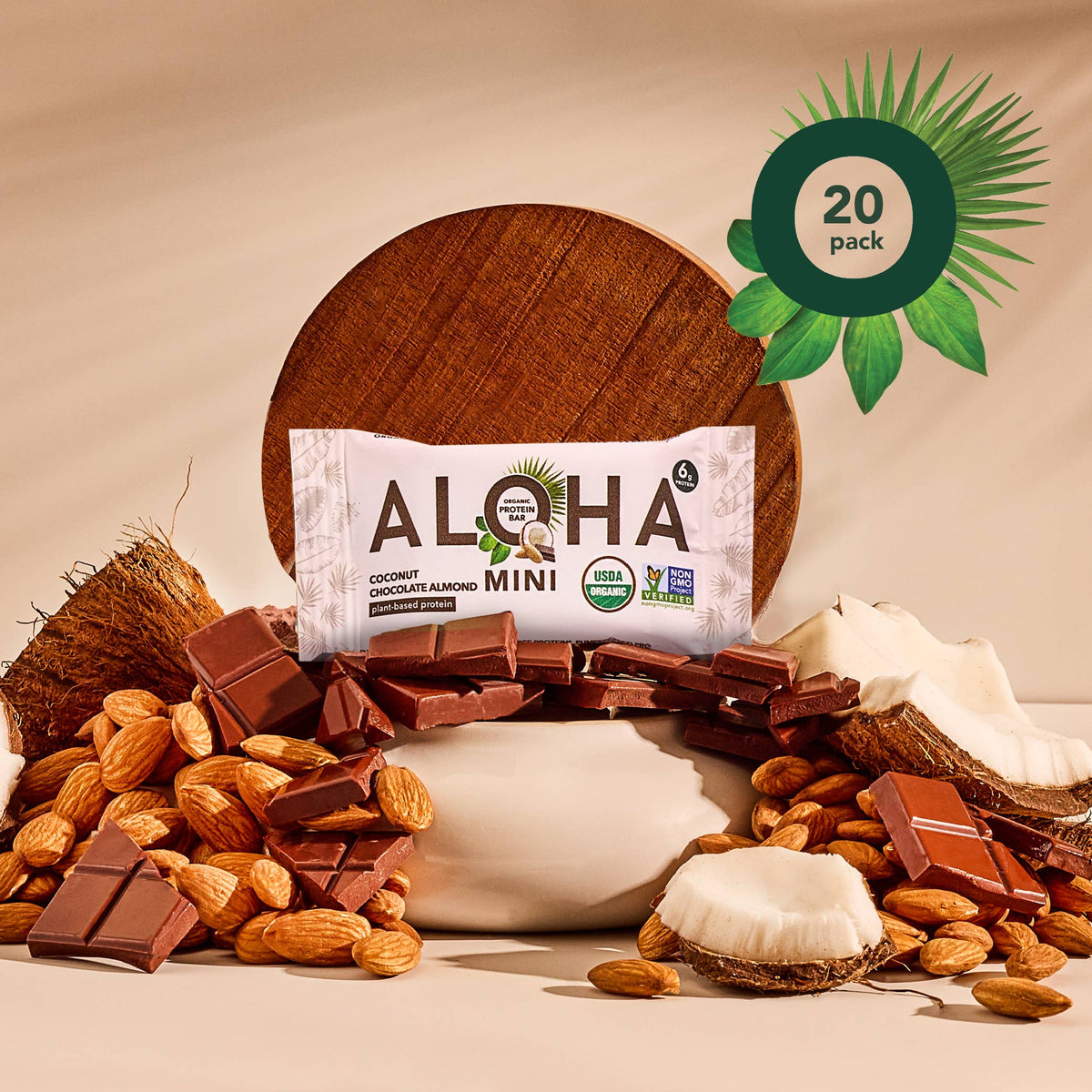 Aloha Mini Bars - Coconut Chocolate Almond