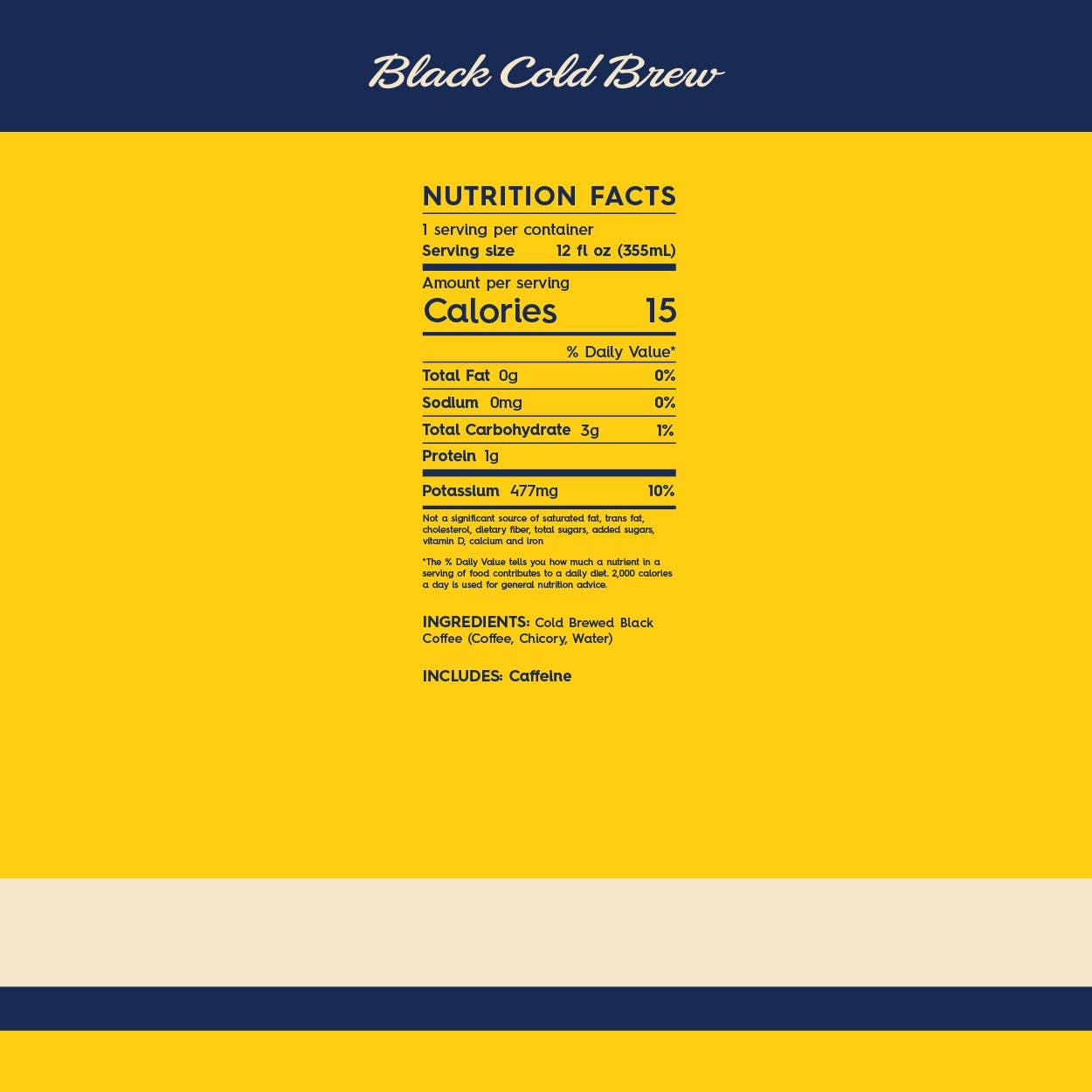 French Truck Coffee Black Cold Brew - Ready to Drink