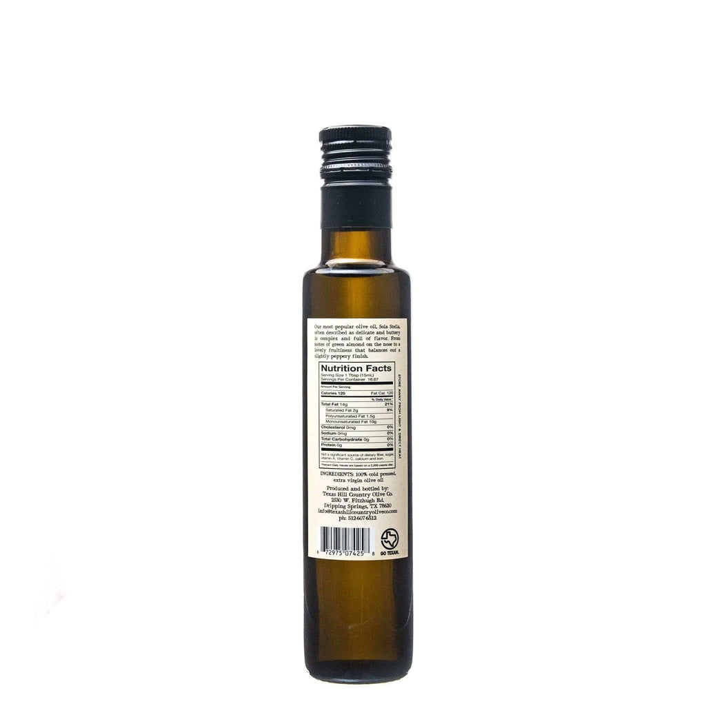 Texas Hill Country Sola Stella Extra Virgin Olive Oil - 250ml