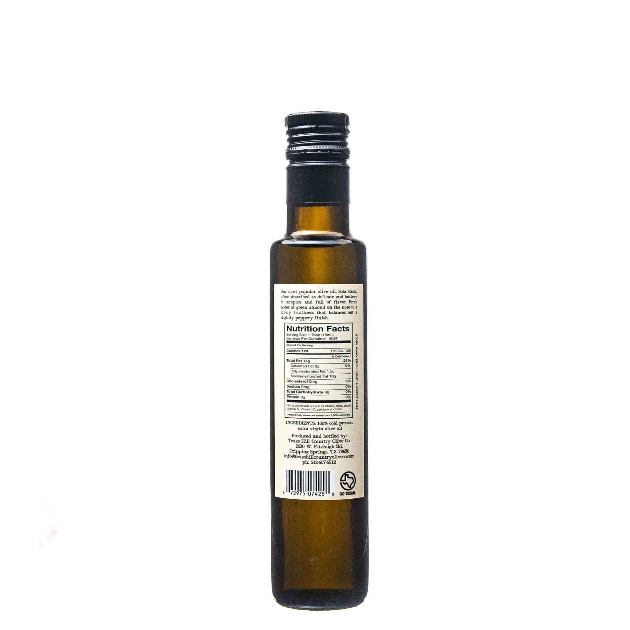Texas Hill Country Sola Stella Extra Virgin Olive Oil - 250ml