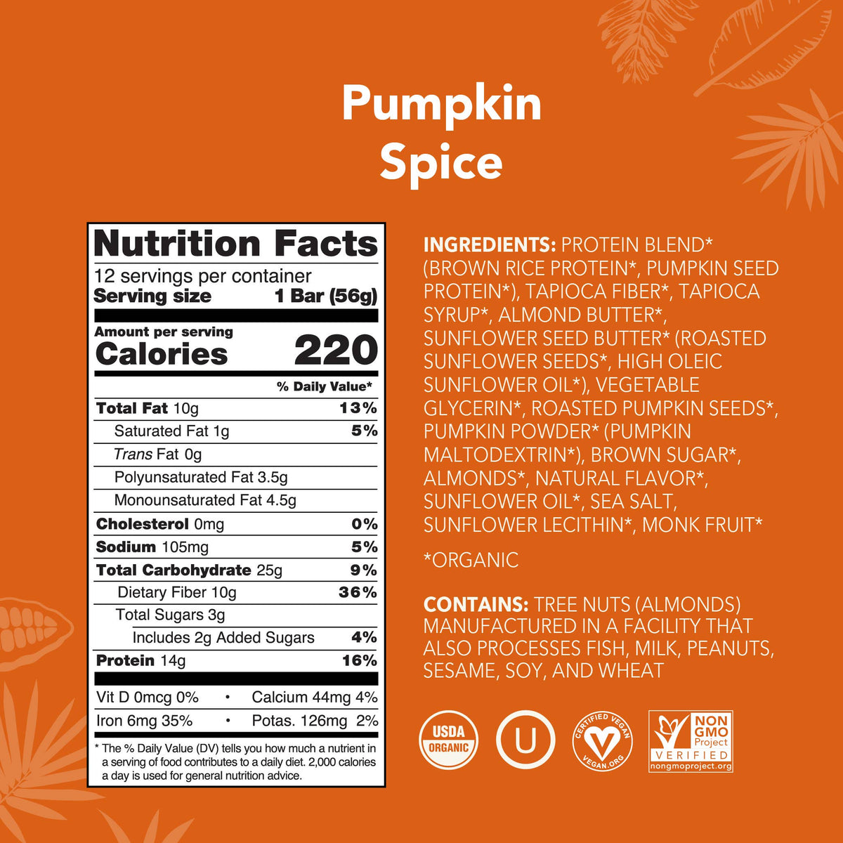 Aloha Protein Bar - Pumpkin Spice