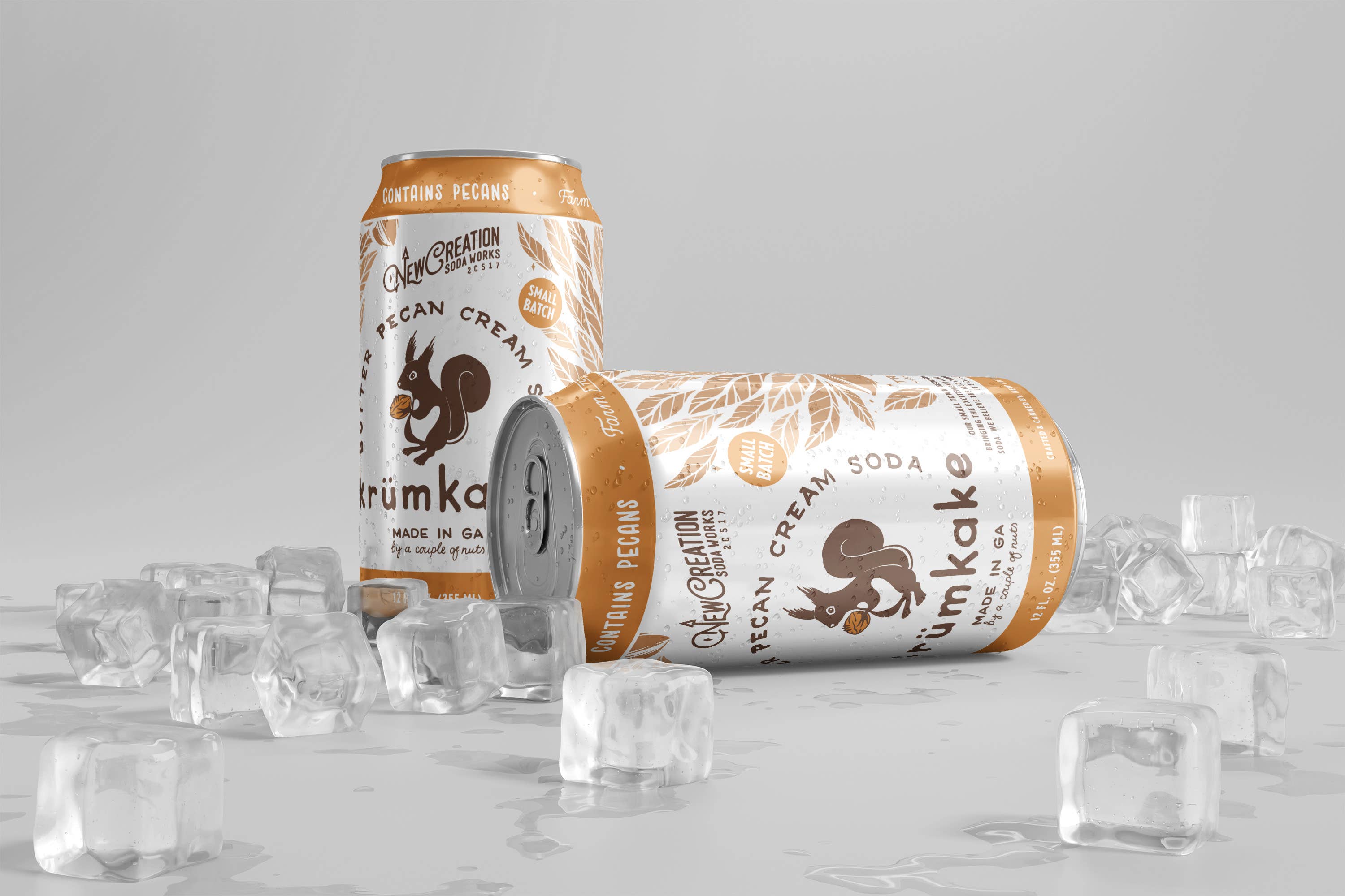 New Creation Krumkake Butter Pecan Cream Soda