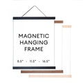 Magnetic Wood Hanging Poster Frame  18" Natural