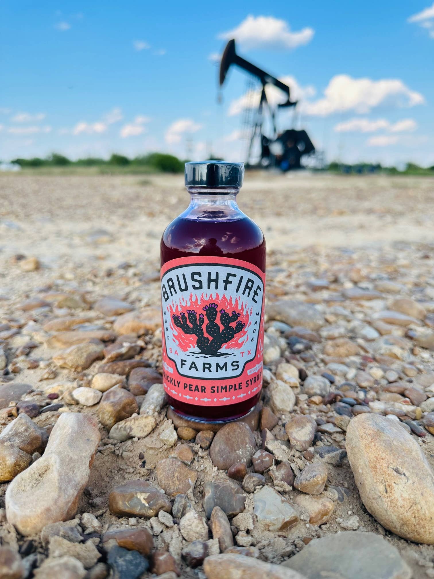 Brushfire Farms Prickly Pear Simple Syrup