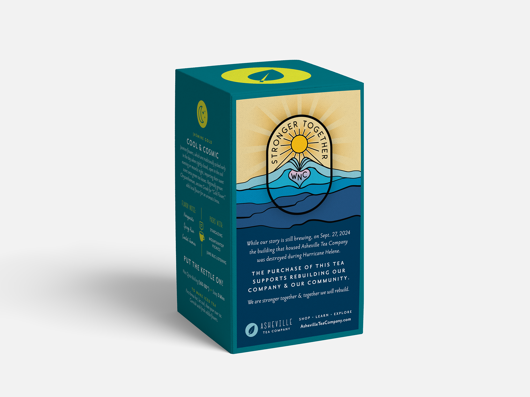 Tea Box with Jasmine Gold individual Tea Bags