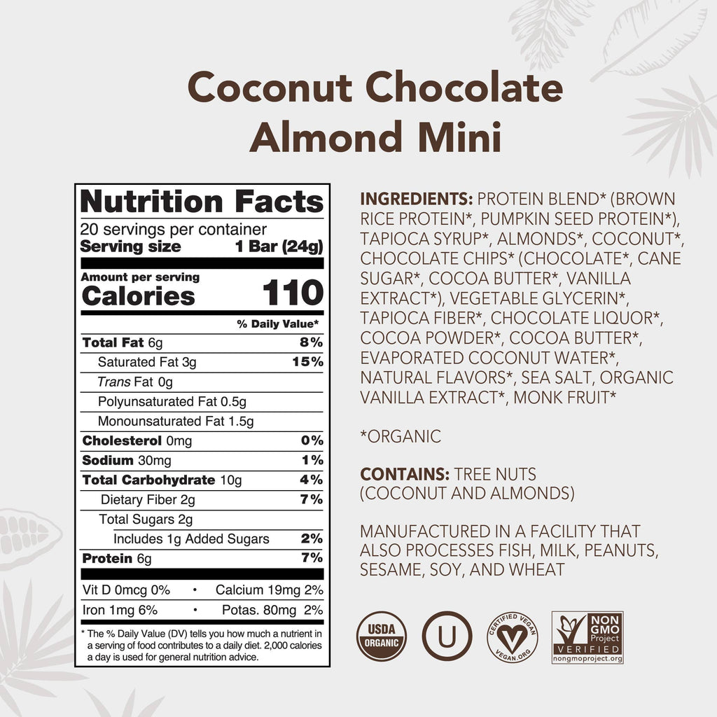 Aloha Mini Bars - Coconut Chocolate Almond