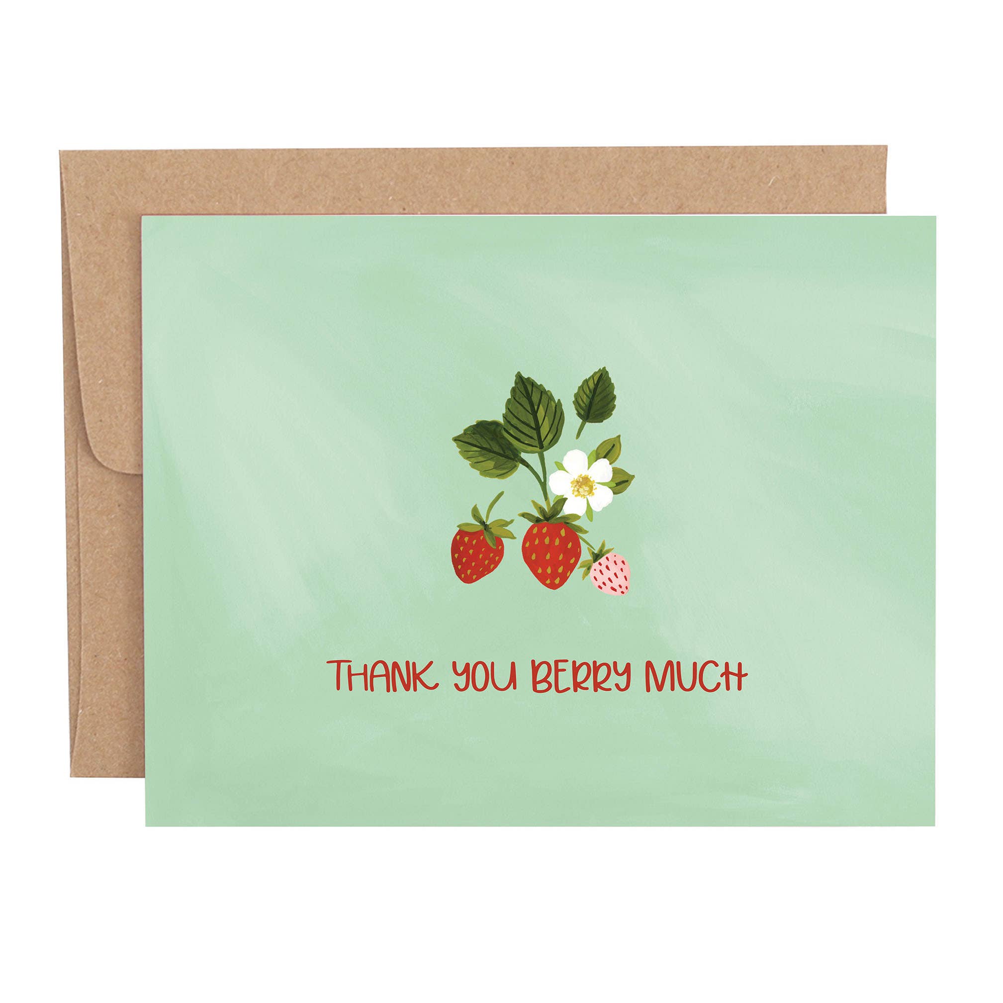 Greeting Card - Thank You Berry Much
