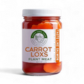 Forage Earth & Ocean Vegan Carrot Salmon Lox – Plant-Based Cold Cut with Ocean Flavor (4 oz Glass Jar)