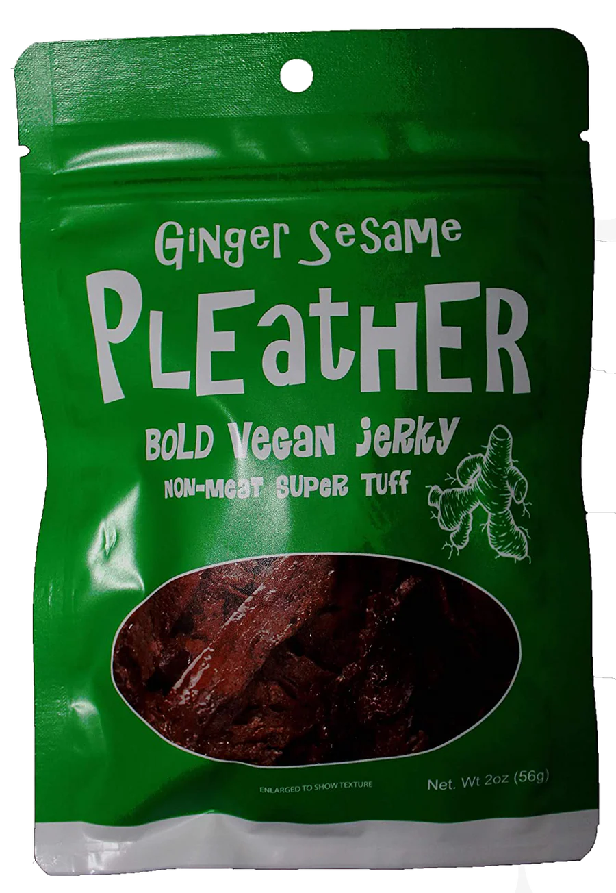 Pleather Vegan Jerky Ginger Sesame