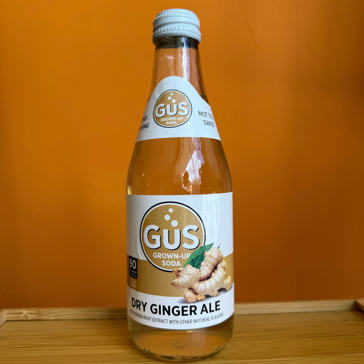 GuS Dry Ginger Ale, 12 oz