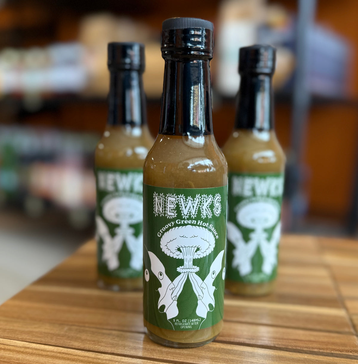 Newks 'Groovy Green' Hot Sauce (Mild)