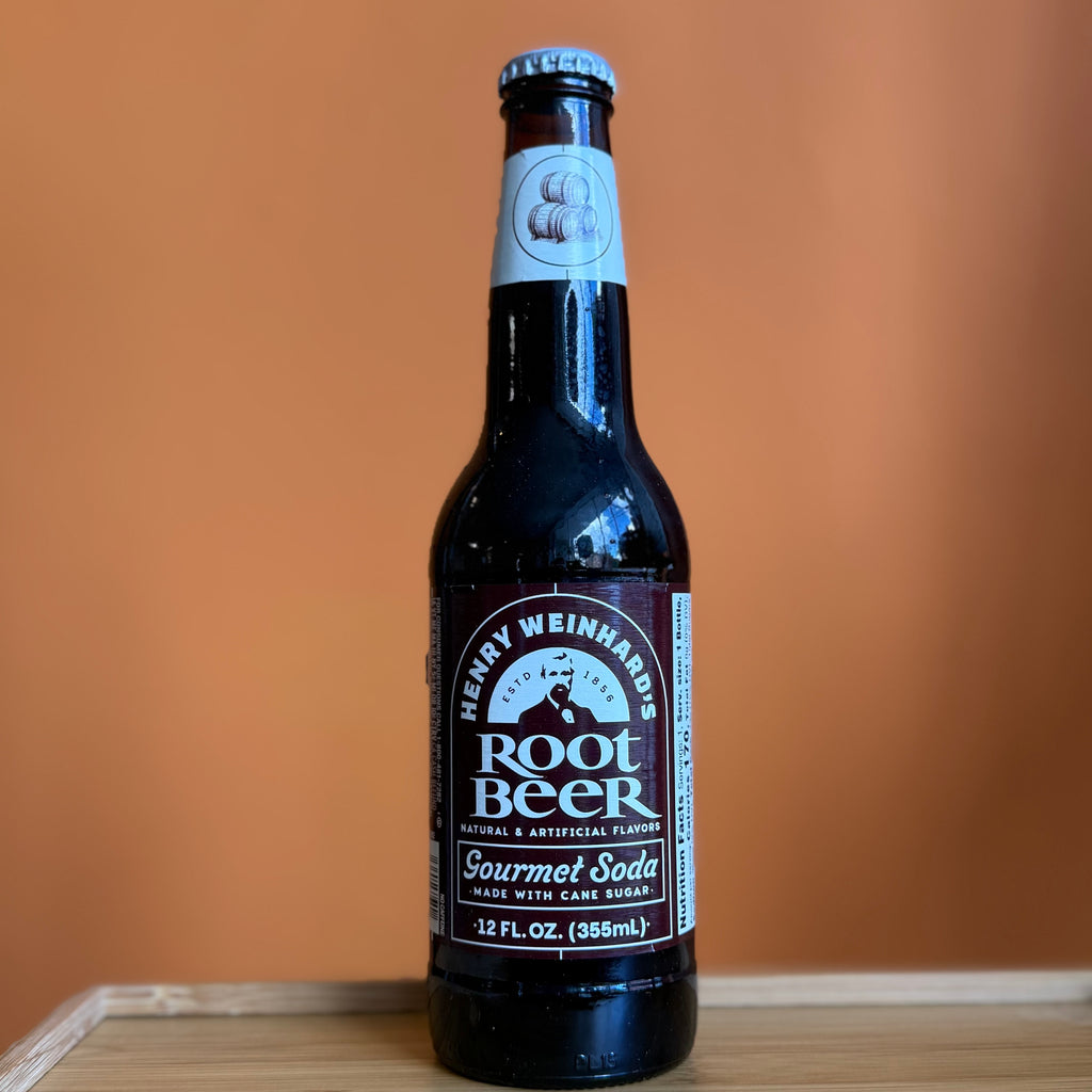 Henry Weinhard Root Beer, 12oz Glass Bottle