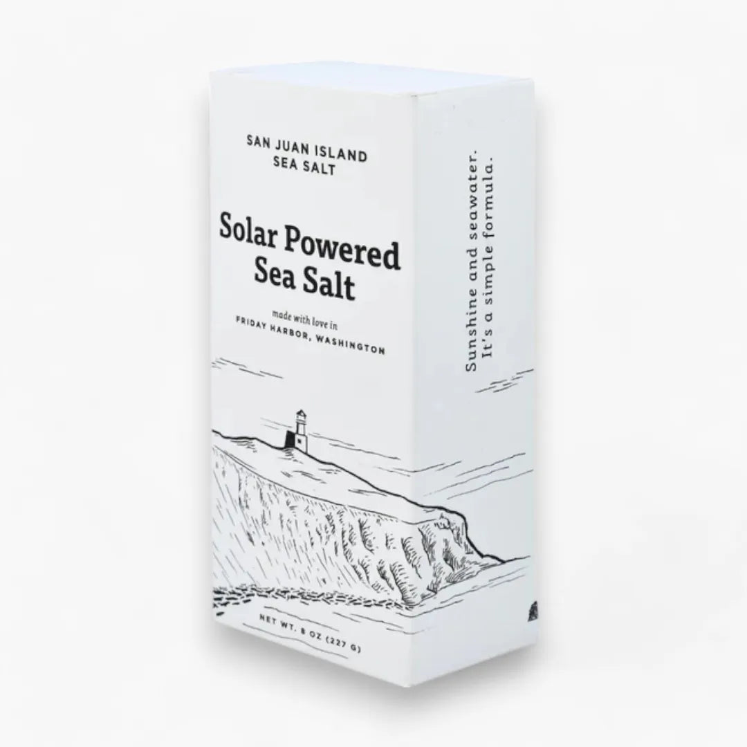 San Juan Island Sea Salt Solar Powered Sea Salt, 8 oz
